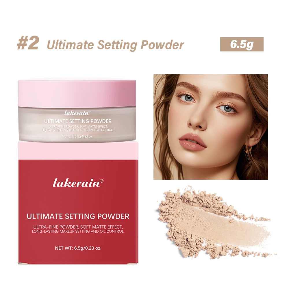 Oil-Control Matte Setting Powder for Flawless Makeup - 20