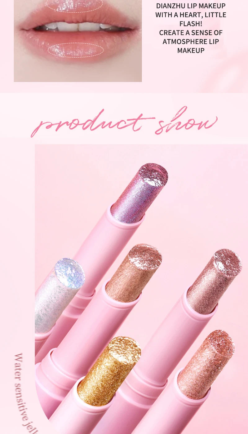 Water-Gloss Shimmer Eyeshadow Stick for Long-Lasting Makeup - 17
