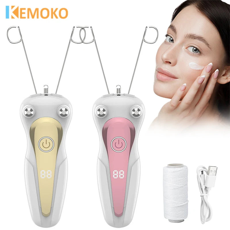 Electric Cotton Threading Facial Hair Remover