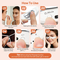 3D Red Light Eye Massager for Eye Strain and Fatigue