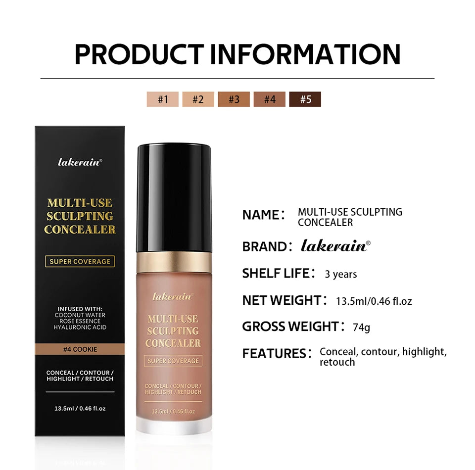 Multi-Use Sculpting Concealer for Flawless Coverage - 15