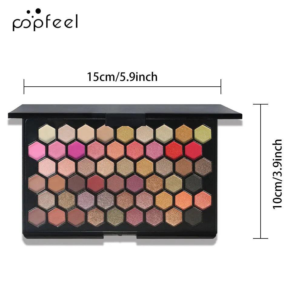 54-Color Professional Eyeshadow Palette for Every Occasion - 6