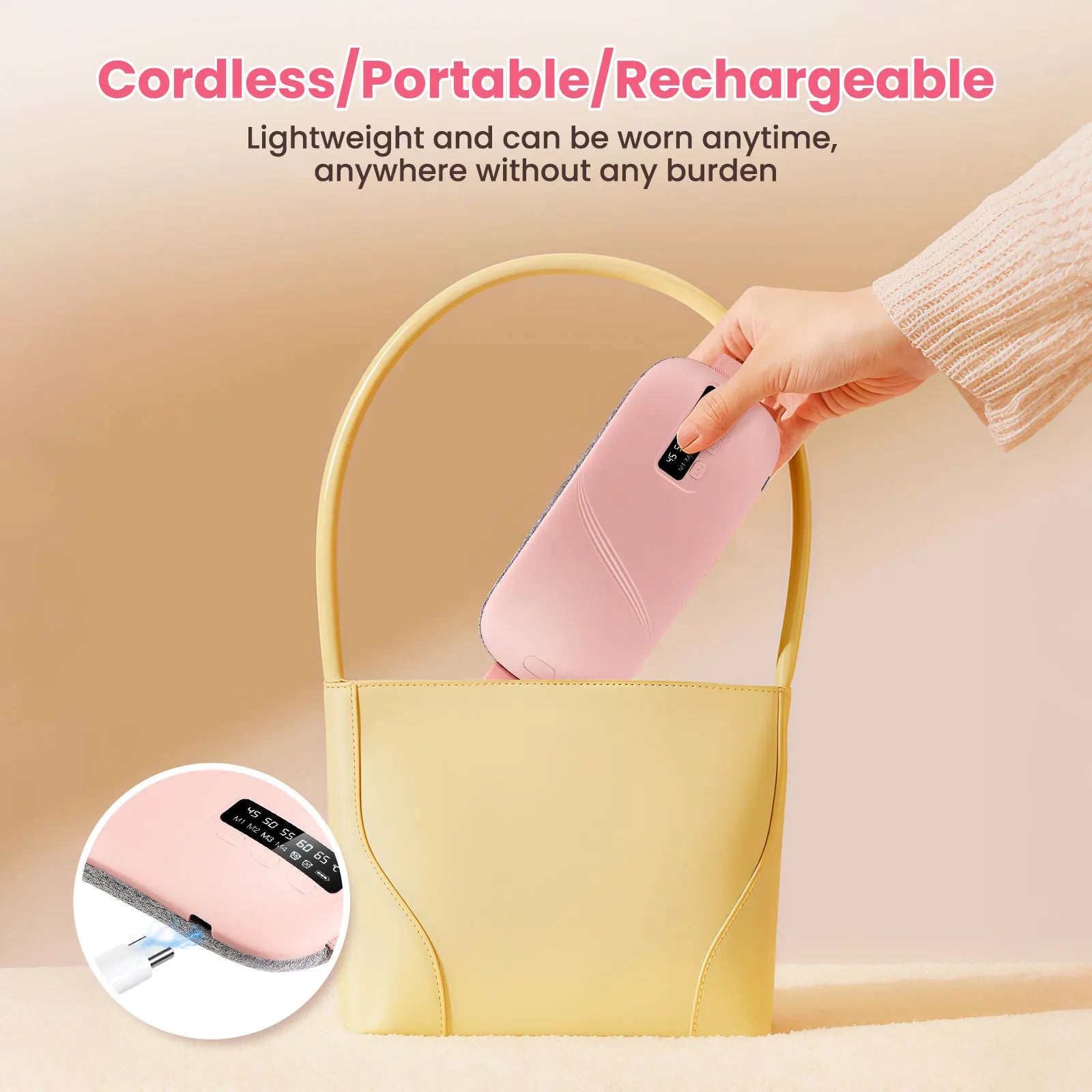 Portable Heated Massage Belt for Menstrual Cramp Relief - 13