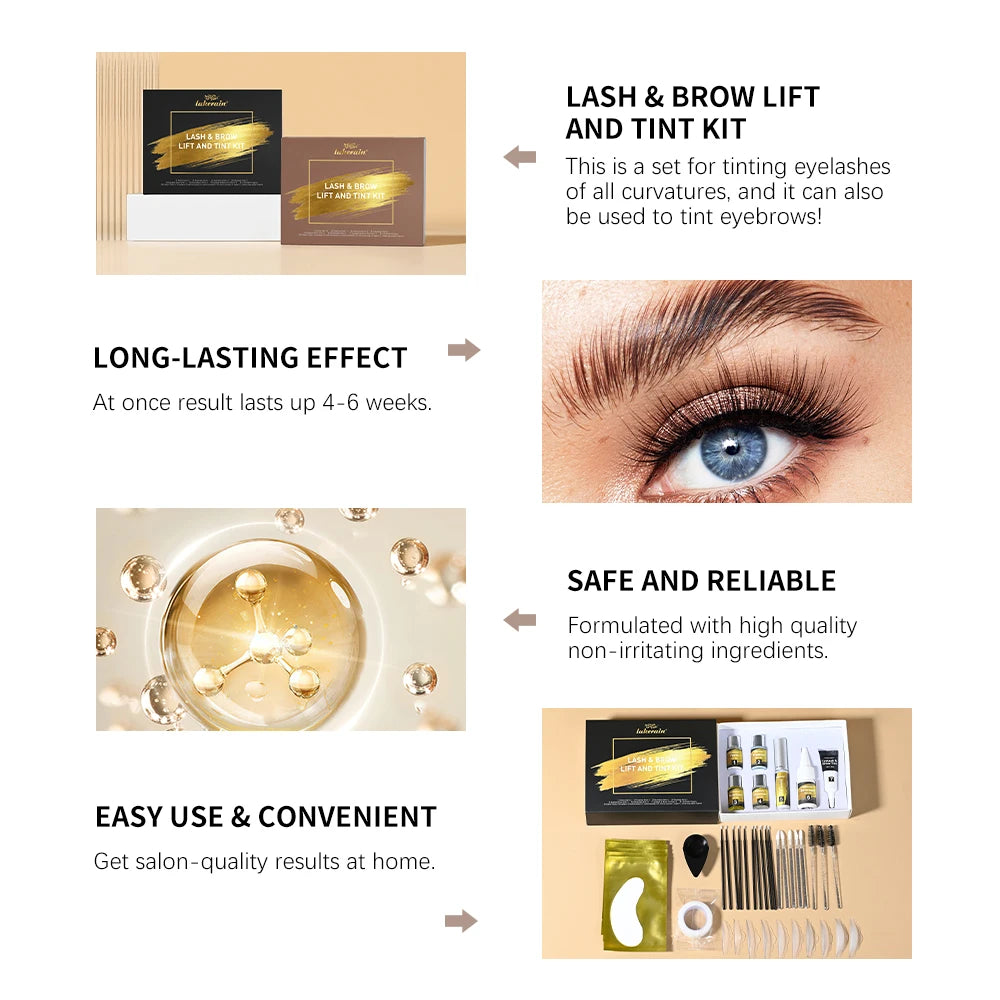 Professional Eyelash Lift and Eyebrow Tinting Kit - 3