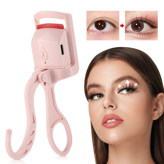 Heated Electric Eyelash Curler for Long-Lasting Natural Curls