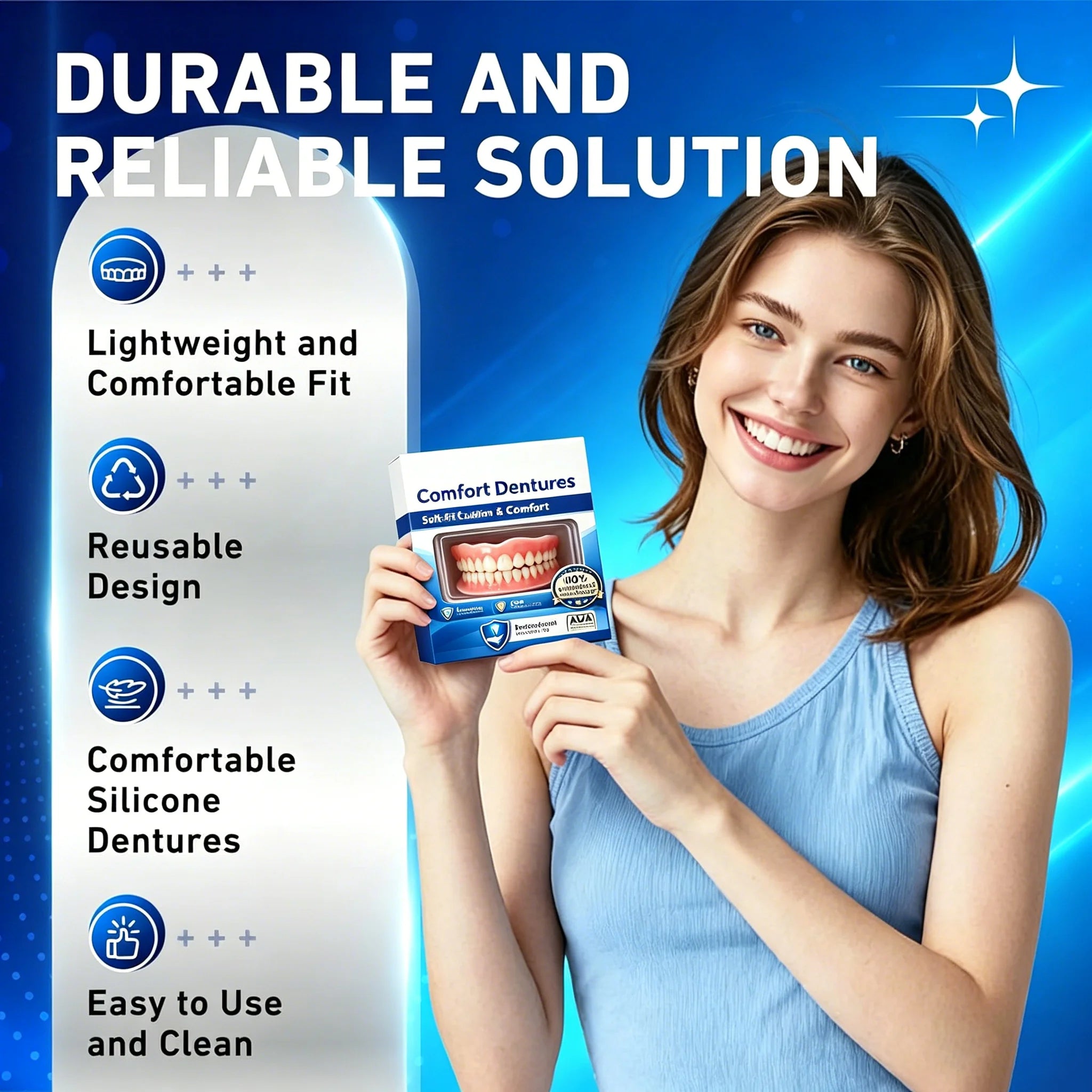Instant Snap-On Cosmetic Dentures for Natural Smile - 5