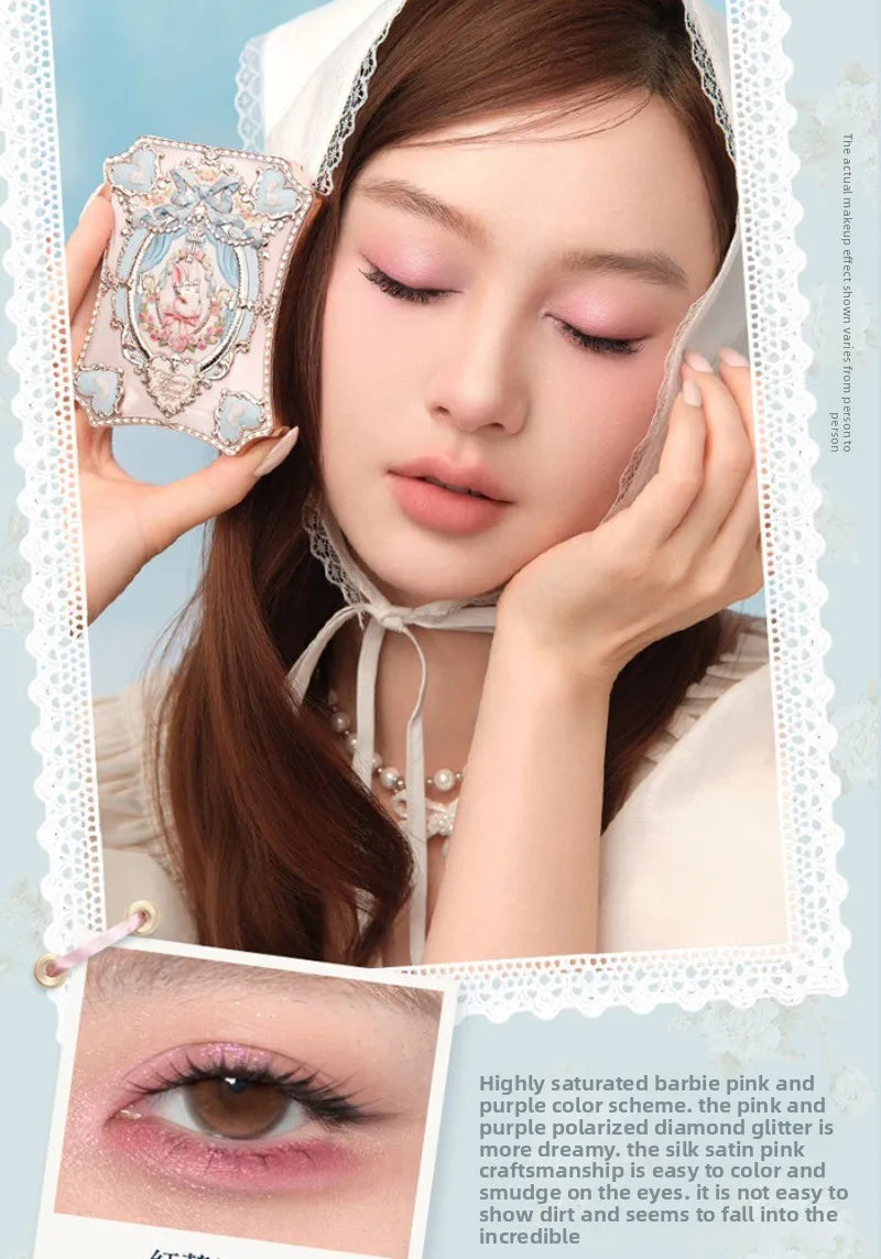 6-Color Matte and Shimmer Eyeshadow Palette - 19
