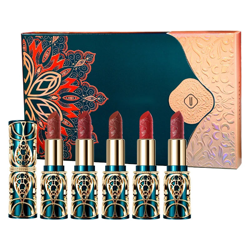 5-Piece Velvet Matte Lipstick Set