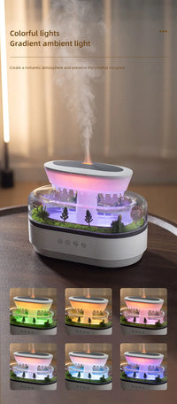 Raindrop Aromatherapy Humidifier with White Noise