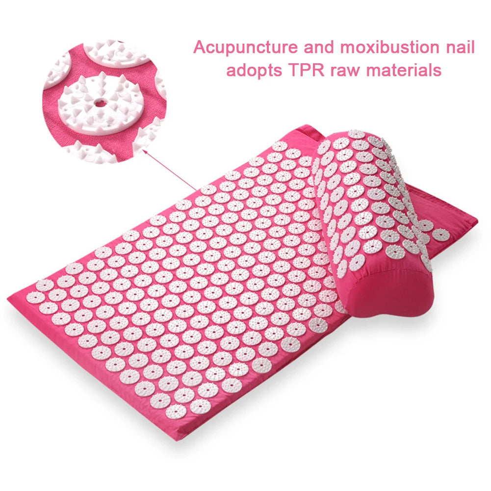 Acupressure Mat and Pillow Set for Muscle Pain Relief - 2