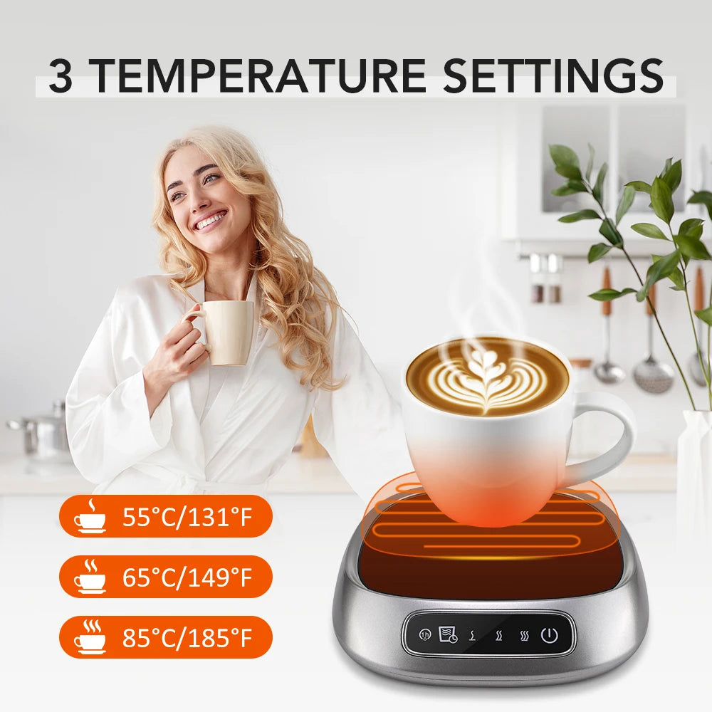3-Setting Electric Mug Warmer for Desk - 2