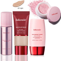 4-Piece Long-Lasting Waterproof Makeup Base and Setting Set