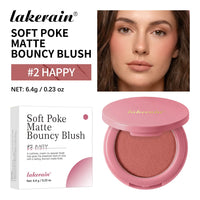 Matte Bouncy Cream-to-Powder Blush for Natural Glow