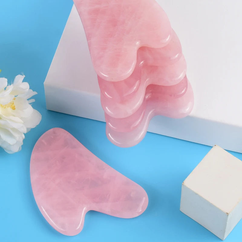 Natural Jade Gua Sha Facial Massage Tool - 11