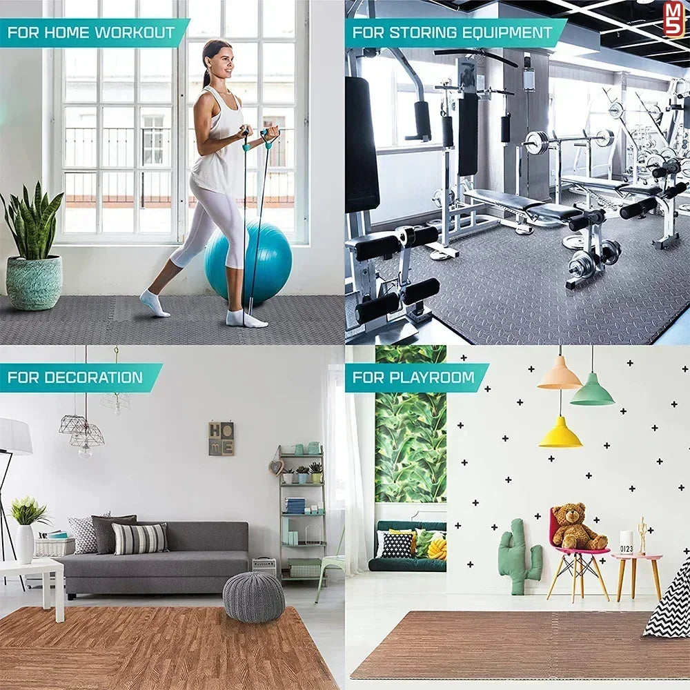 Interlocking EVA Foam Floor Tiles for Home Gym - 22