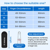 Finger Compression Splint for Pain Relief and Injury Recovery