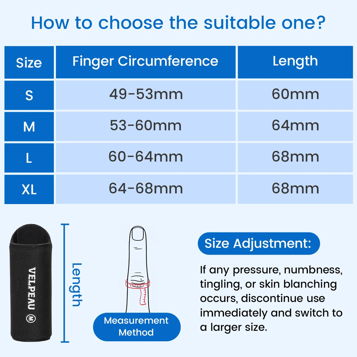 Finger Compression Splint for Pain Relief and Injury Recovery - 2