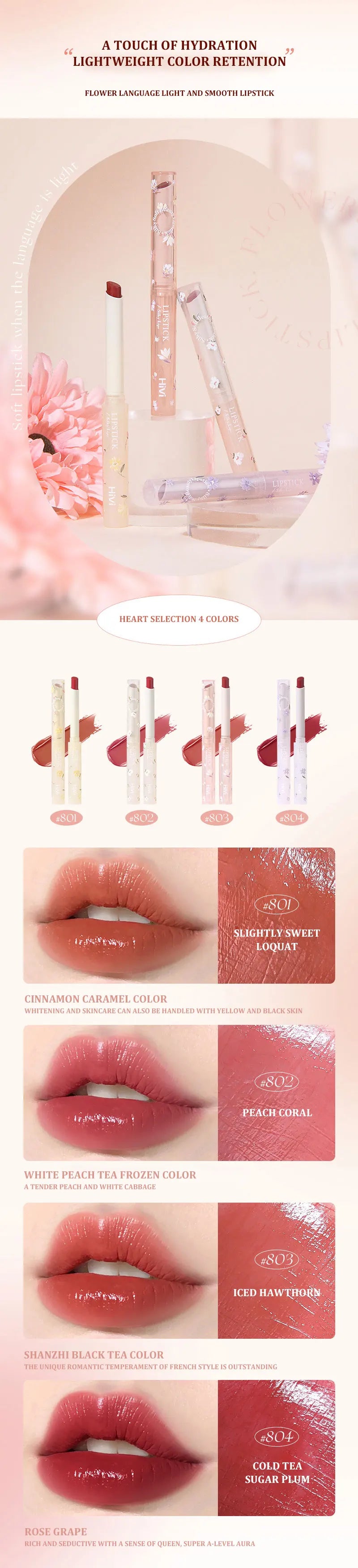 All-in-One Romantic Flower Makeup Gift Set - 9