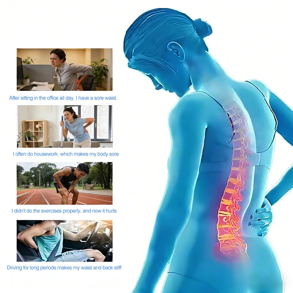 Infrared Red Light Therapy Waist Heating Belt for Muscle Relief - 6