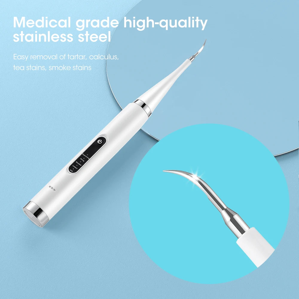 Electric Sonic Dental Calculus Remover & Teeth Whitening Kit - 17