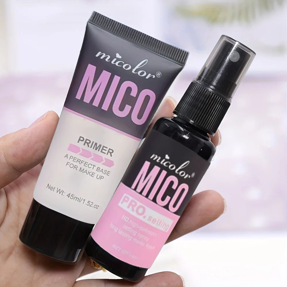 Long-Lasting Makeup Primer and Setting Spray Duo - 2