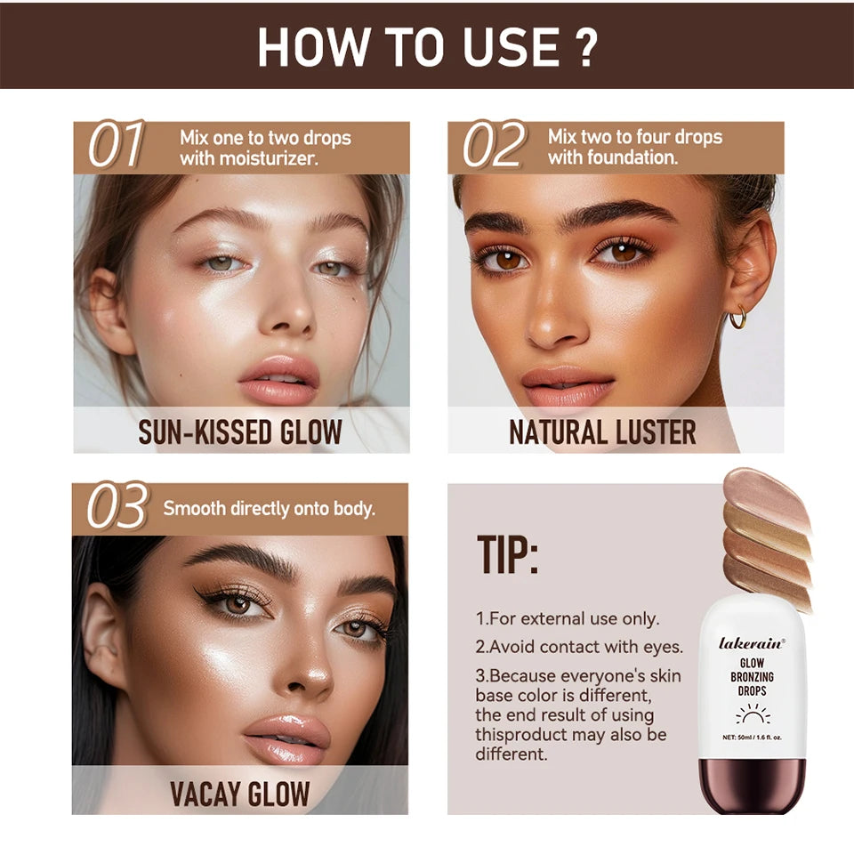 Liquid Bronzing Drops for Radiant Sun-Kissed Glow - 13
