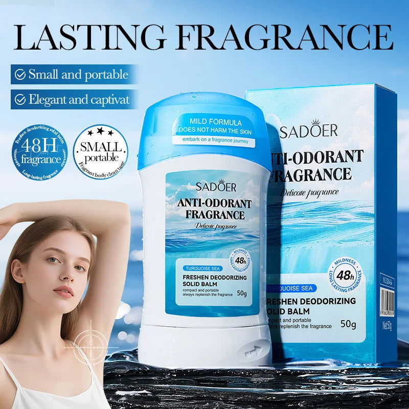 Long-Lasting Solid Fragrance Deodorant Balm - 5
