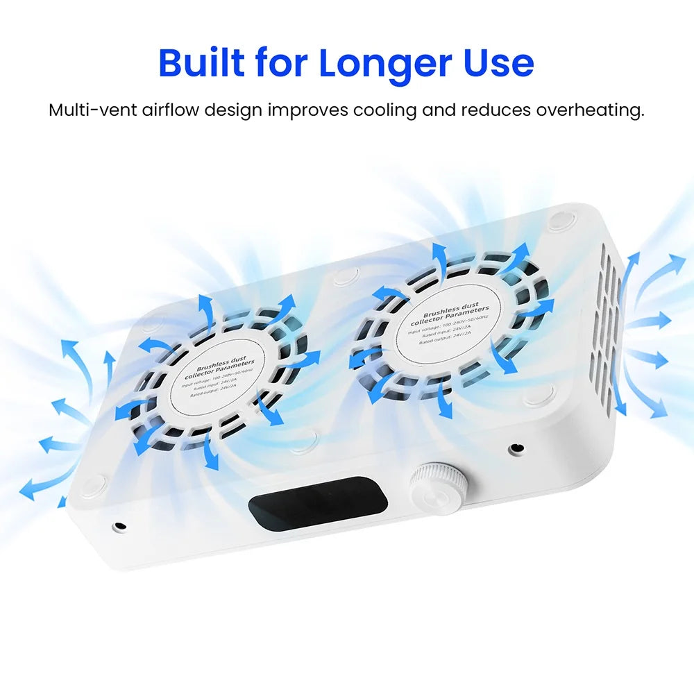 Professional Brushless Nail Dust Collector - 12