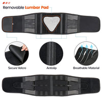 Adjustable Lumbar Support Belt for Lower Back Pain Relief