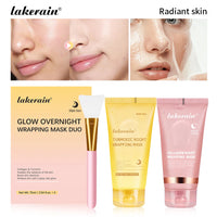 Overnight Collagen & Turmeric Glow Wrapping Mask Duo