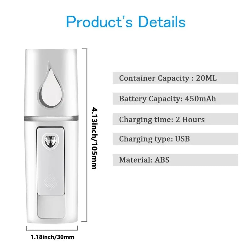 Portable Nano Ionic Facial Mist Sprayer - 6