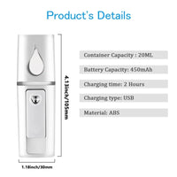 Portable Nano Ionic Facial Mist Sprayer