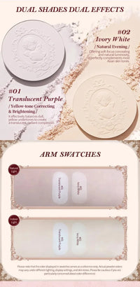 Matte Finish Oil-Control Pressed Setting Powder