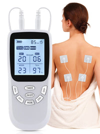 Dual-Channel TENS & EMS Muscle Stimulator for Pain Relief