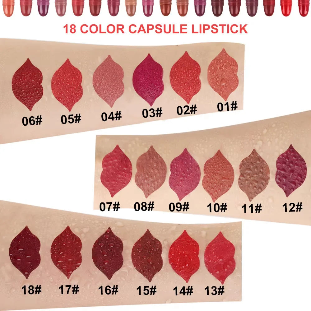 18-Piece Matte Capsule Lipstick Set - 3