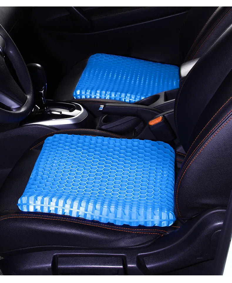 Breathable Honeycomb Gel Seat Cushion for Car and Office - 16