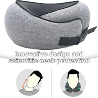 Ergonomic Memory Foam Travel Neck Pillow
