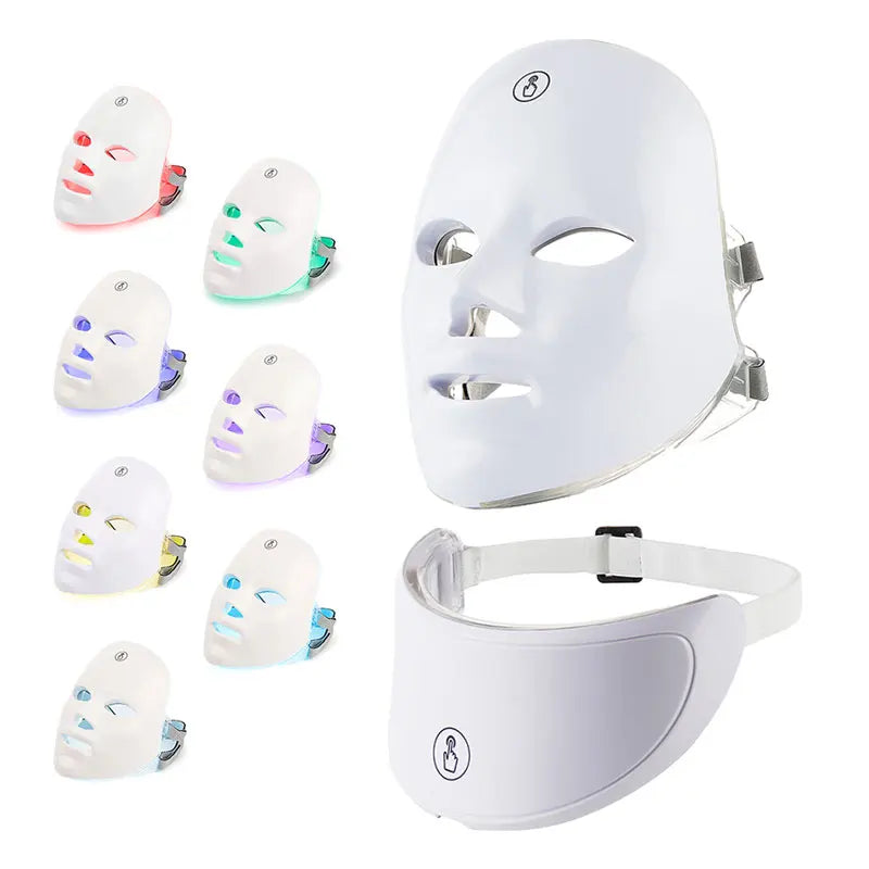 7-Color LED Photon Therapy Facial & Neck Mask - 1