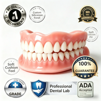 Adjustable Cosmetic Denture Set for Instant Smile Transformation