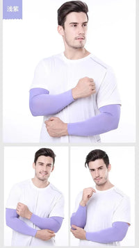 UV Protection Cooling Arm Sleeves for Sports and Outdoor Activities