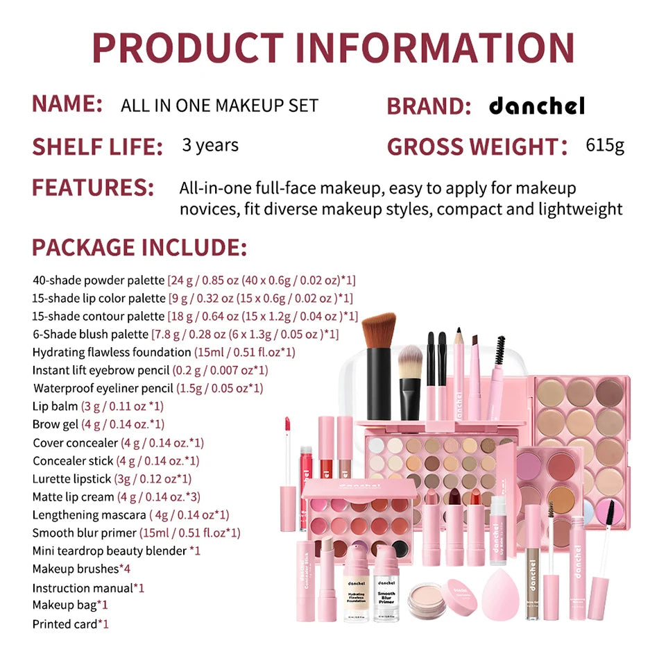 All-in-One Professional Makeup Kit for Beginners - 19