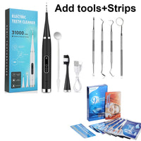 Electric Ultrasonic Teeth Cleaner and Plaque Remover
