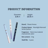 Waterproof Mermaid Liquid Eyeliner with Precise Fine Tip