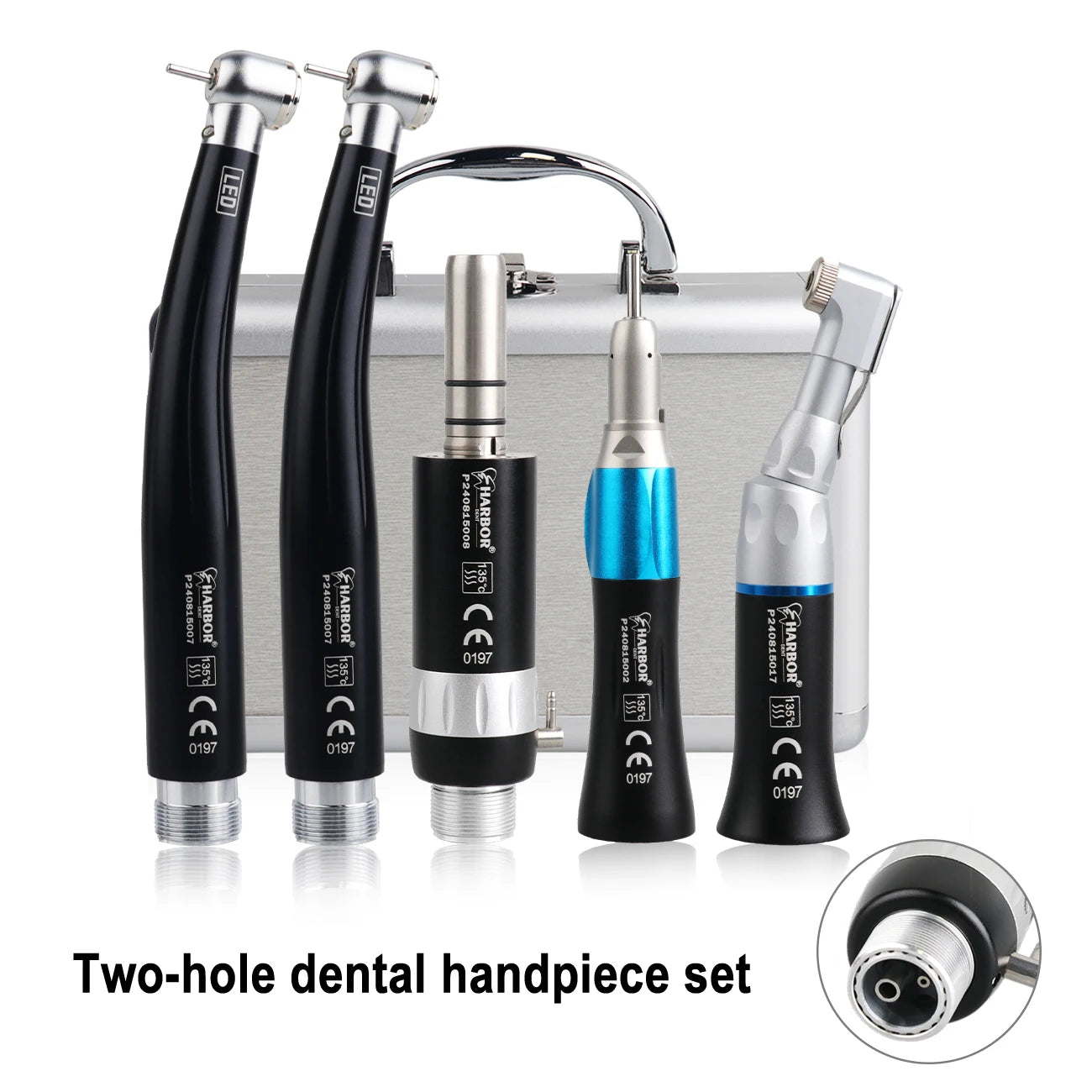 Professional 5-Piece LED Dental Handpiece Kit - 21