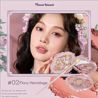 5-Color Pressed Glitter Eyeshadow Palette