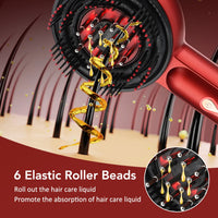 Electric Scalp Massager and Hair Growth Serum Applicator Comb