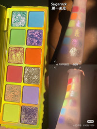 12-Color Shimmer and Matte Eyeshadow Palette
