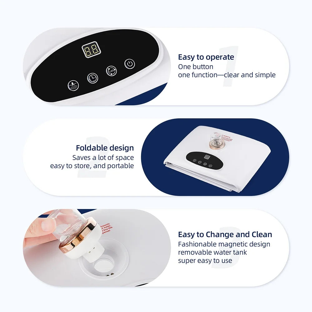 7-Color LED Photon Therapy Mask with Nano Hydration Mist - 10