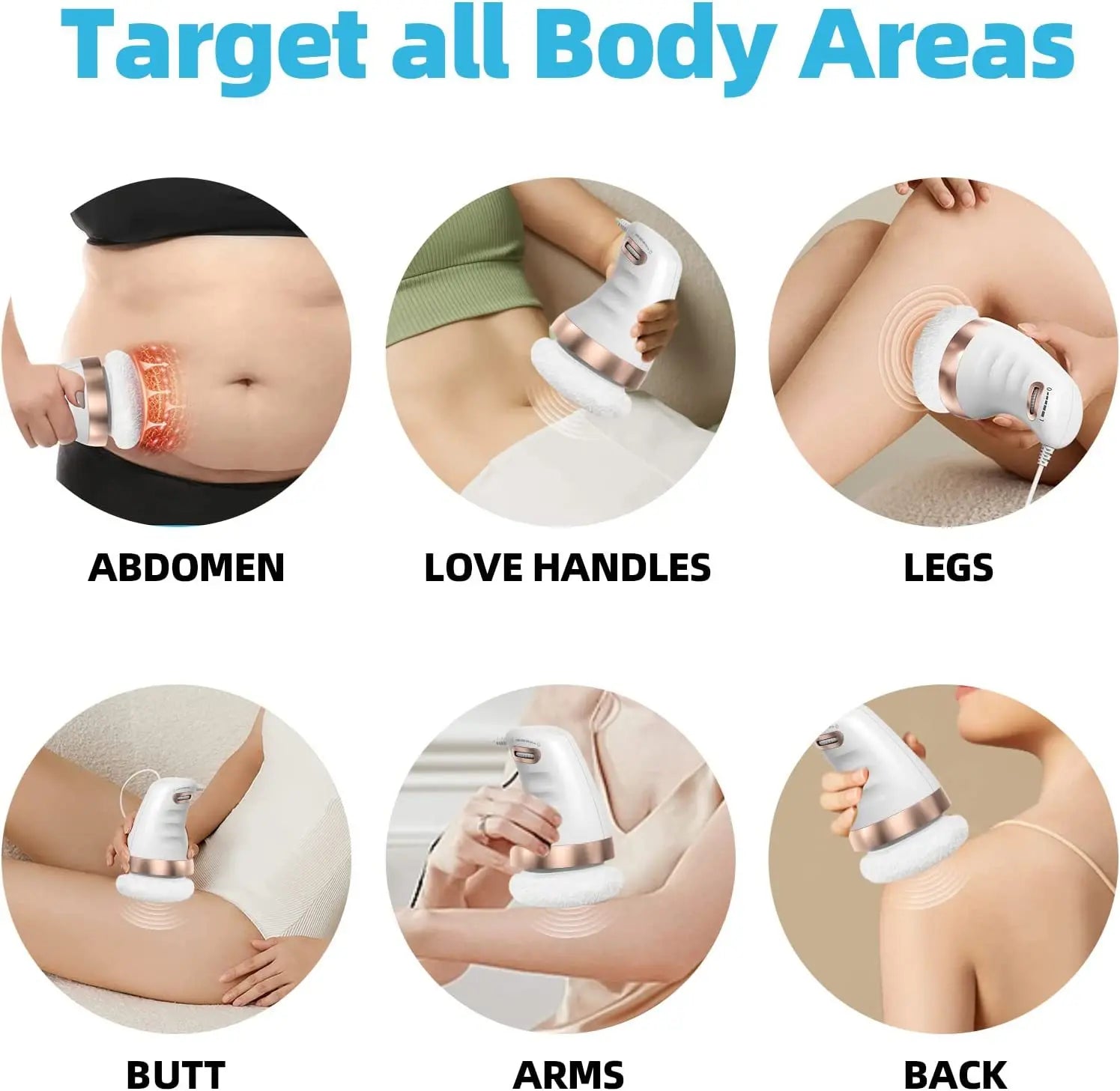 Electric Handheld Body Sculpting and Slimming Massager - 12