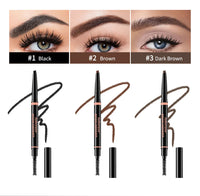 Waterproof 2-in-1 Triangle Tip Eyebrow Pencil